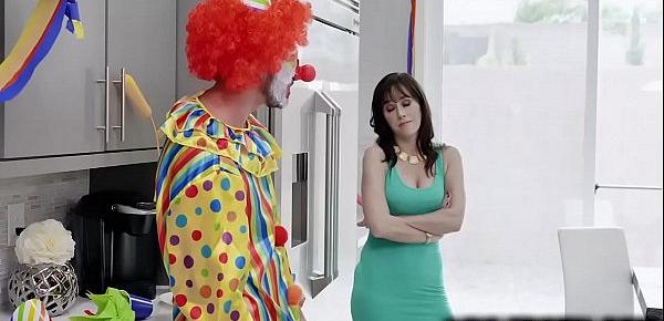  Hot MILF Alana Cruise hires a clown for her birthday and got surprise when the horny clown gave her an awesome birthday sex.